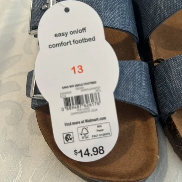 🌟3/$15🌟 Wonder Nations Slip on Sandals. Size 13 - Picture 6 of 7